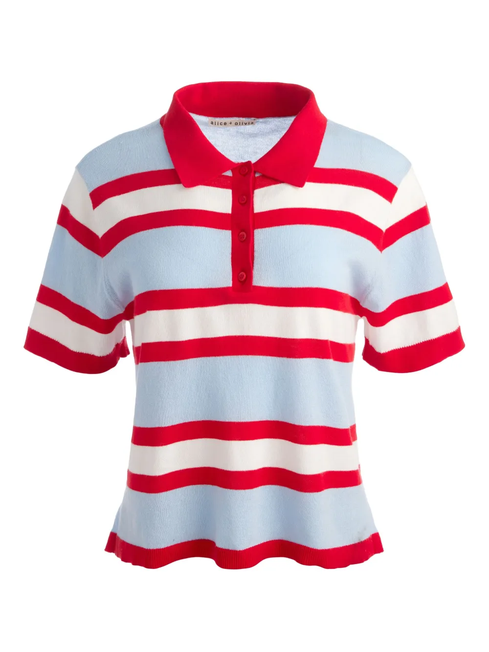 alice + olivia Tillie polo shirt - Blu