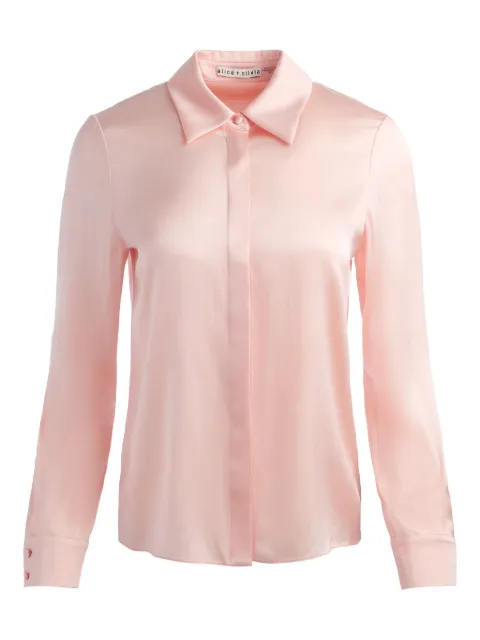 alice + olivia Camisa Willa mangas longas