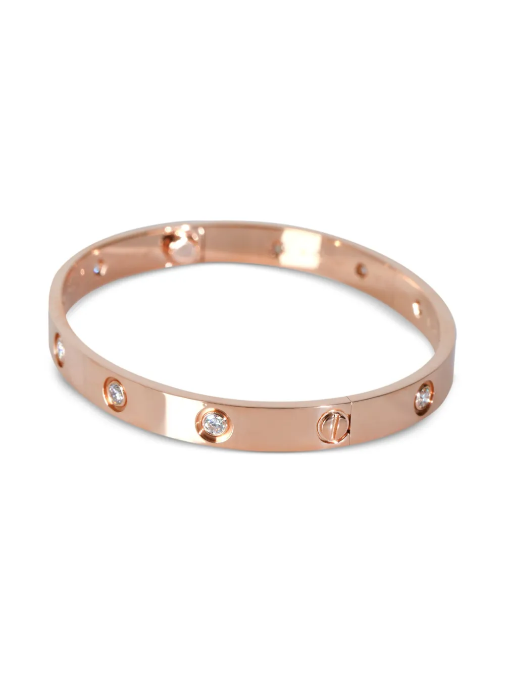 Cartier 18K rose gold Love diamond bangle | Women | Image 2