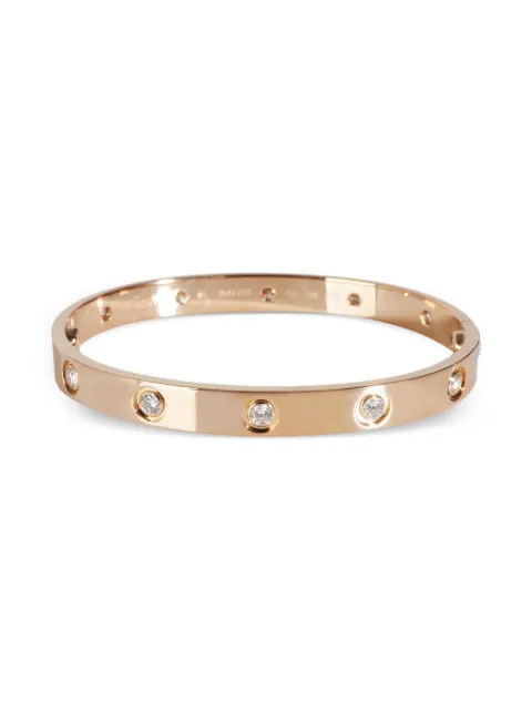 Cartier brazalete Love en oro rosa de 18kt con diamante