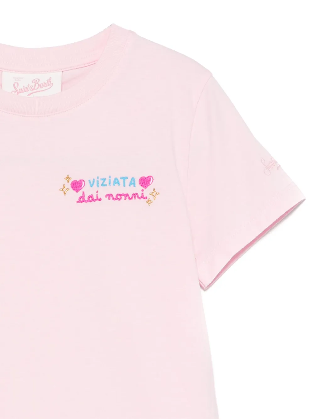 MC2 Saint Barth Kids Elly T-shirt Roze