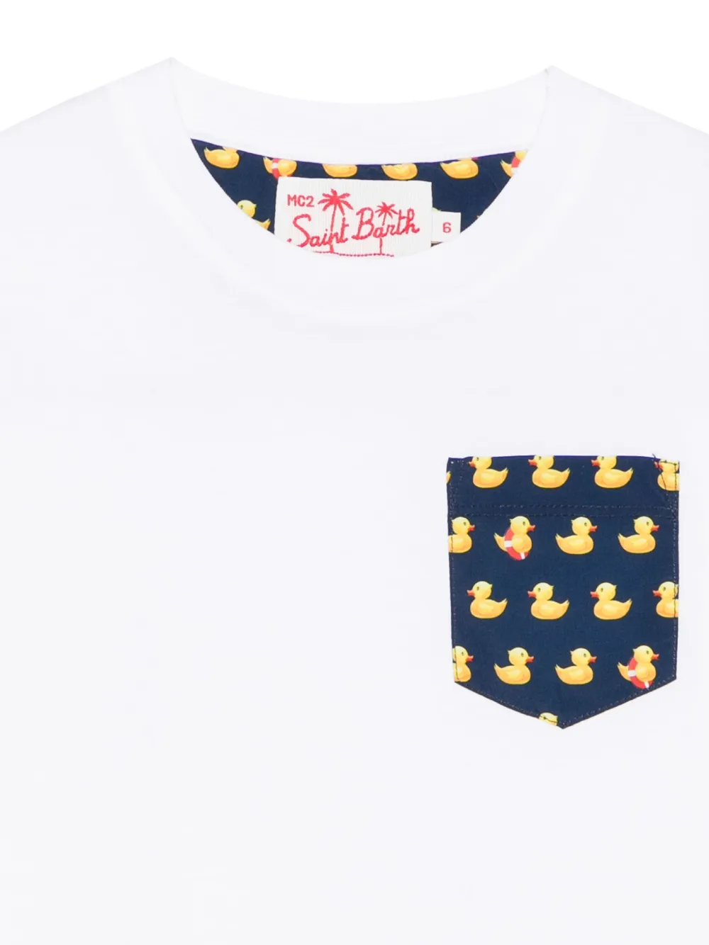 MC2 Saint Barth Kids Kea T-shirt Wit