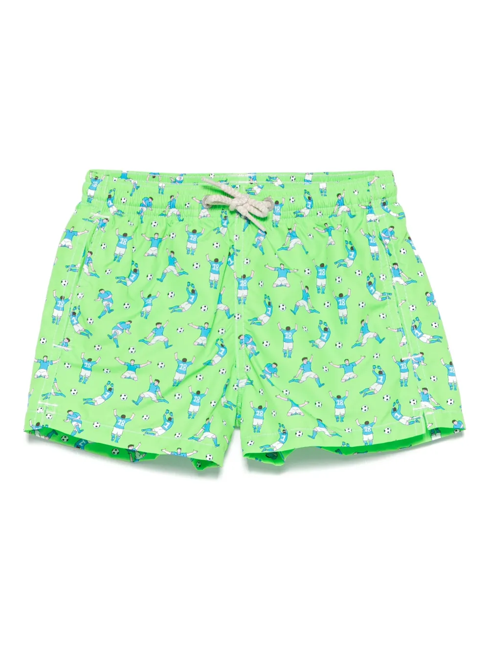 MC2 Saint Barth Kids Zwembroek met print Groen