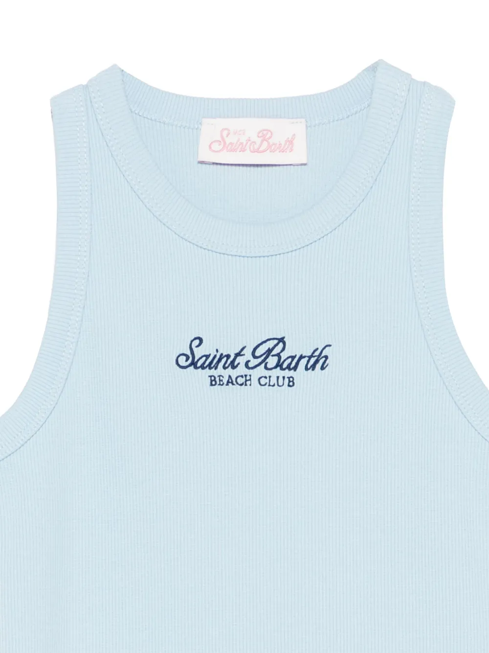 MC2 Saint Barth Kids Blue Jr tanktop Blauw