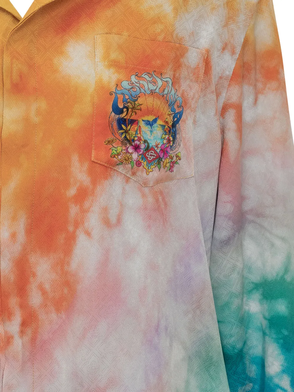 Casablanca Surf Trip blouse Oranje