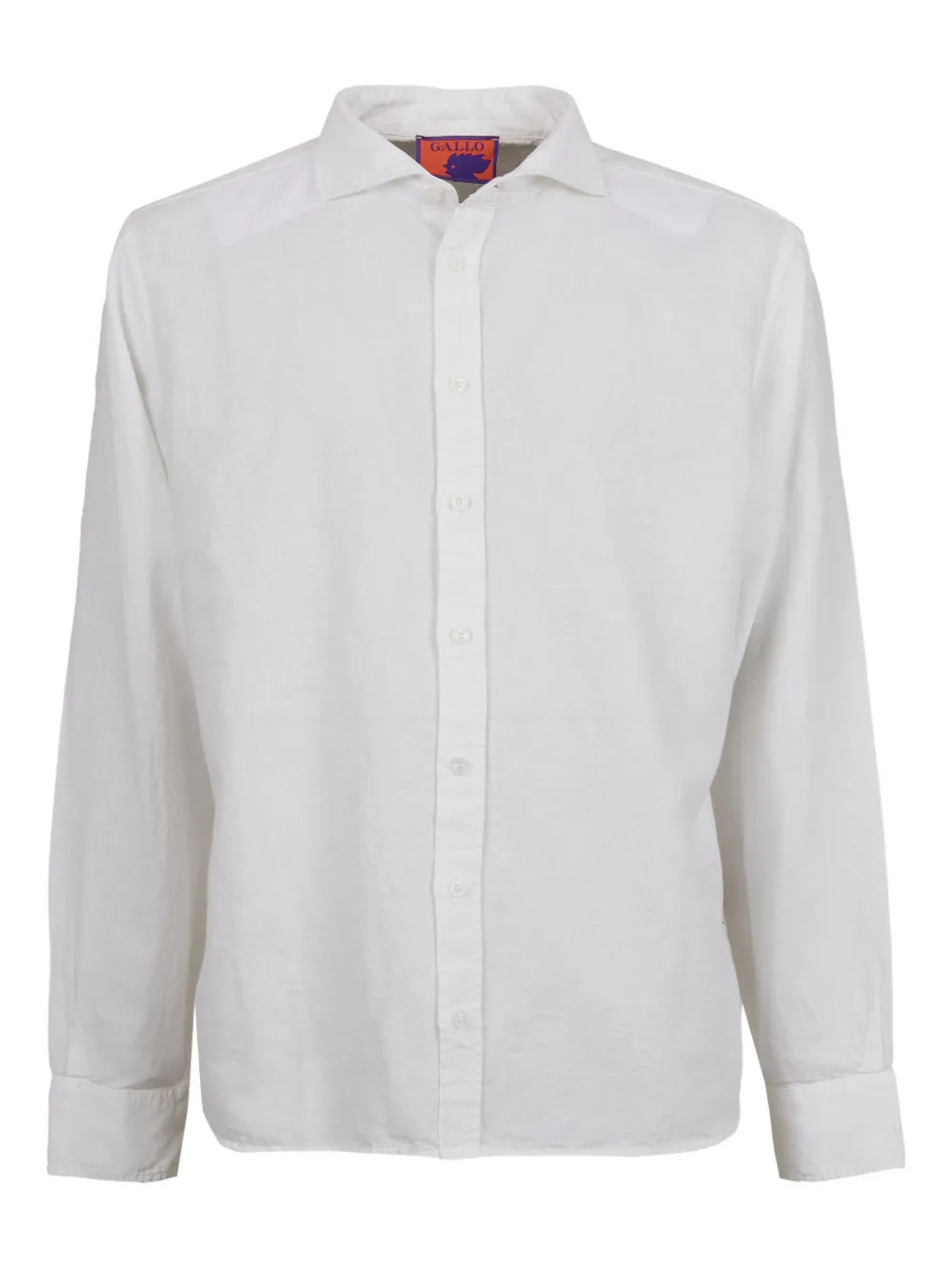 Gallo long-sleeve button-up shirt | White | Image 1