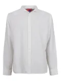 Gallo long-sleeve button-up shirt - White
