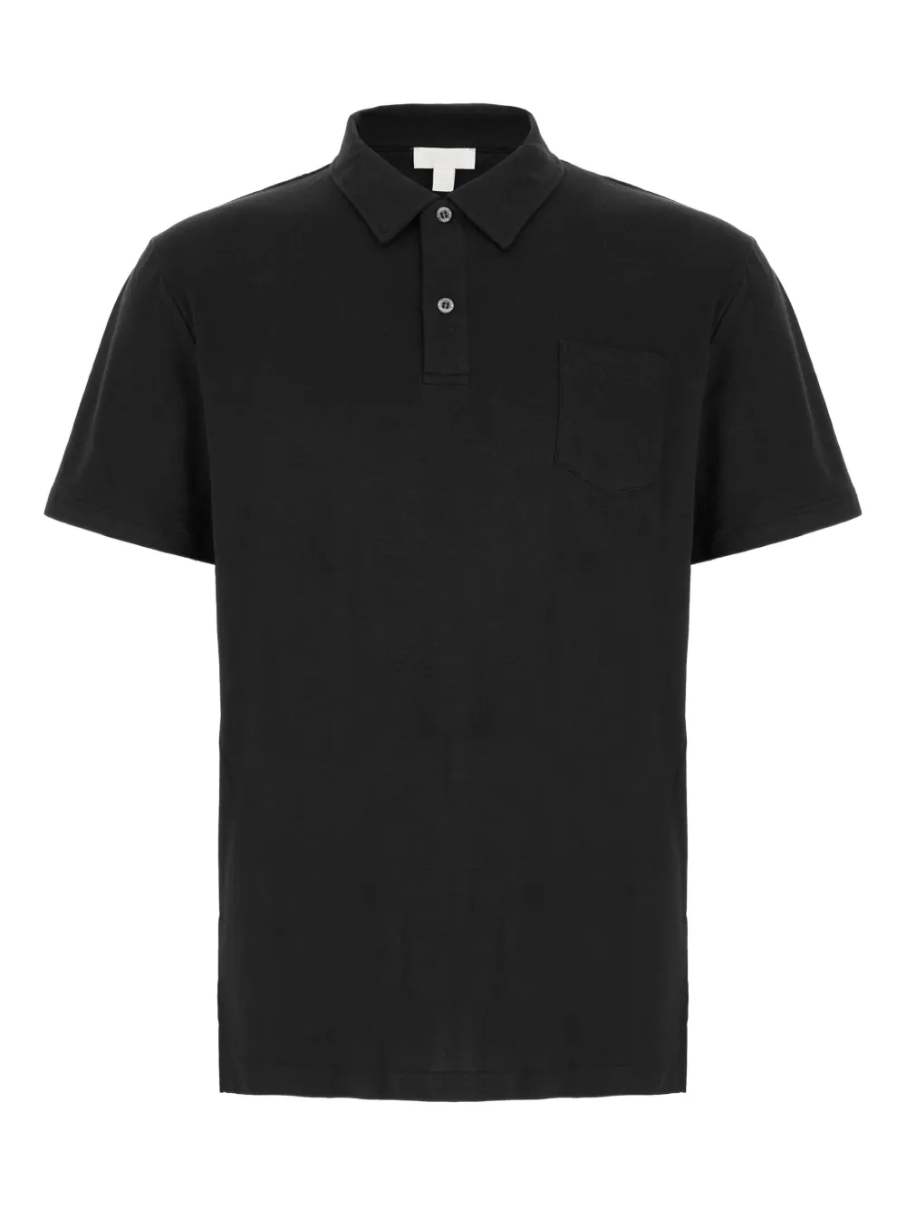 Sunspel jersey polo shirt | Black | Image 1