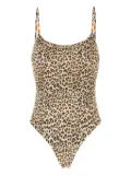 Sundek leopard-print swimsuit - Neutrals