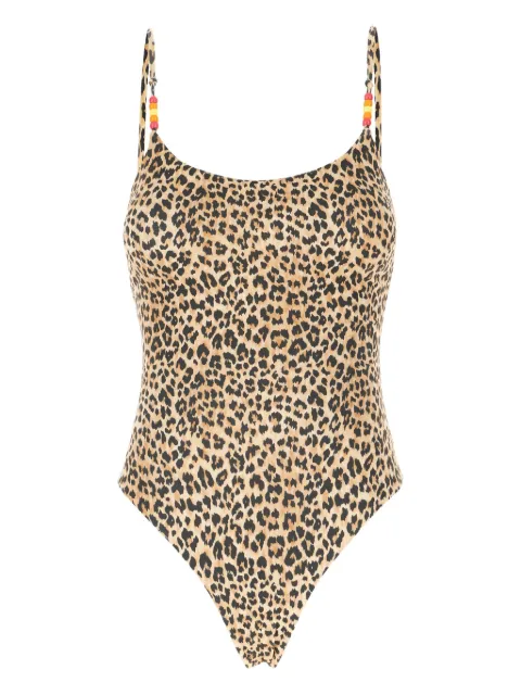Sundek leopard-print swimsuit