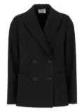 POST SCRIPTUM double-breasted blazer - Black
