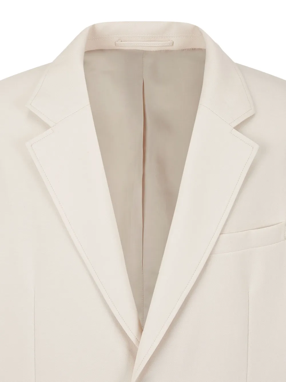 STUDIO TOMBOY Blazer met enkele rij knopen Wit