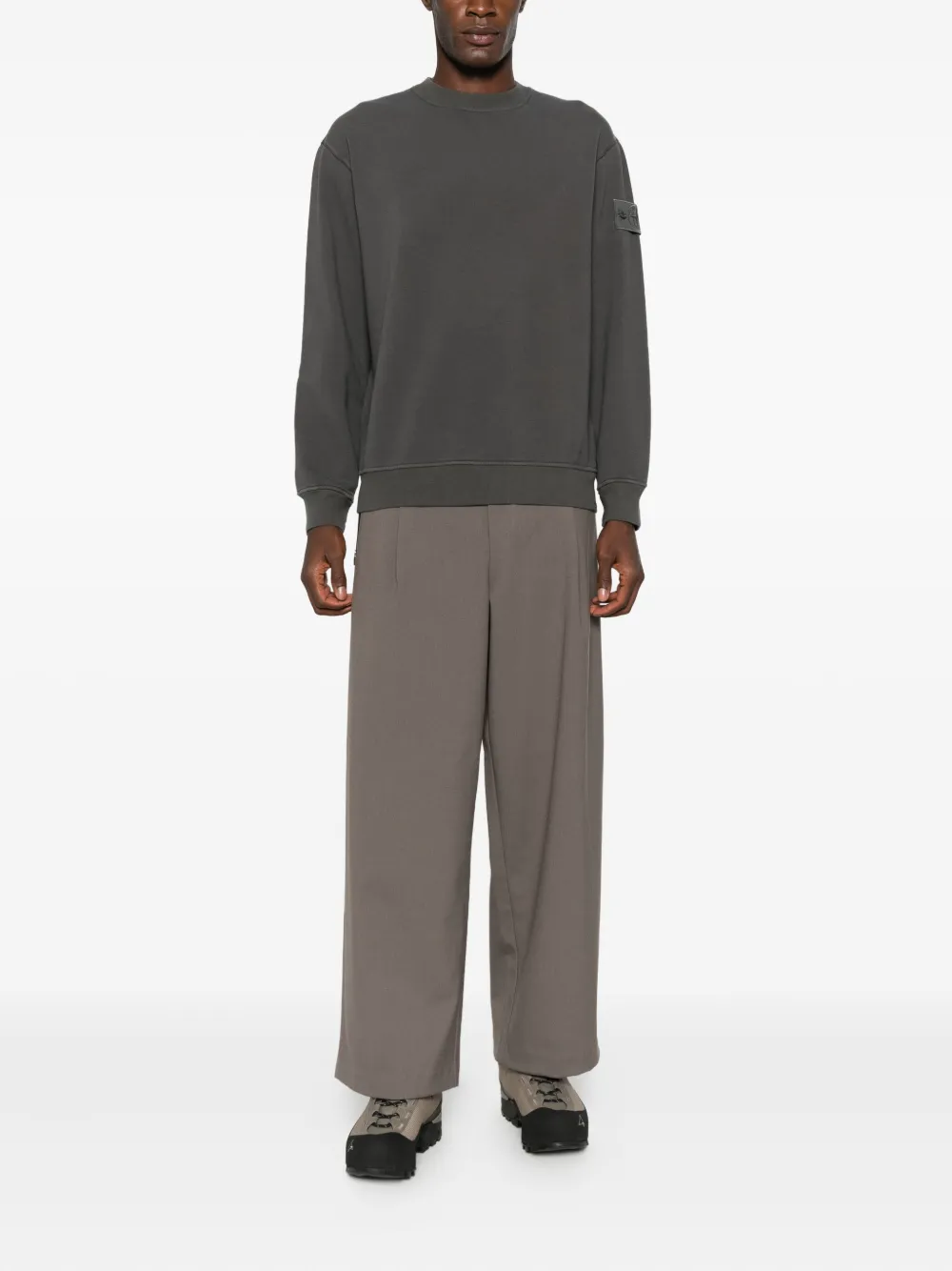 Stone Island Ghost crew-neck sweatshirt - Grijs