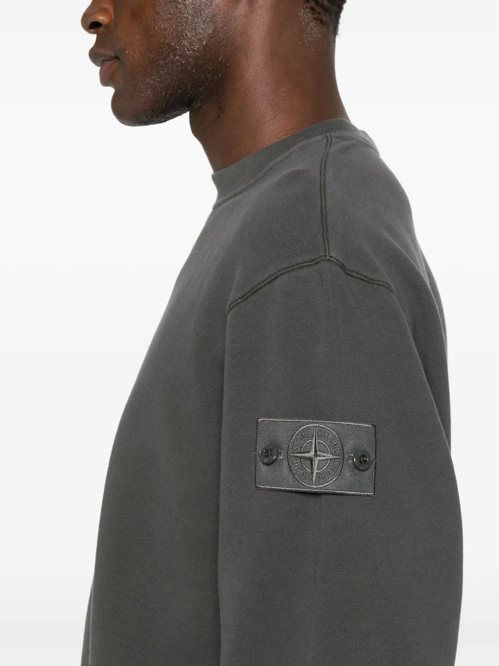 Stone Island Ghost sweater met ronde hals Grijs