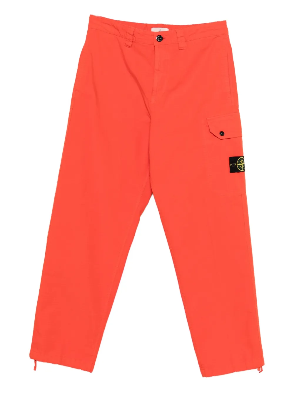 Stone Island Compass-badge cargo trousers - Arancione
