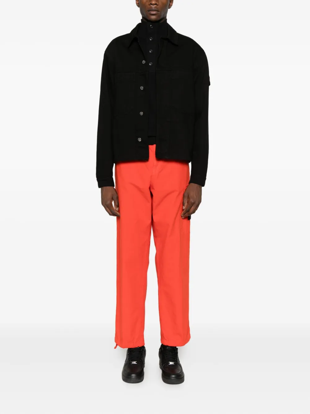 Stone Island Compass-badge cargo trousers - Oranje