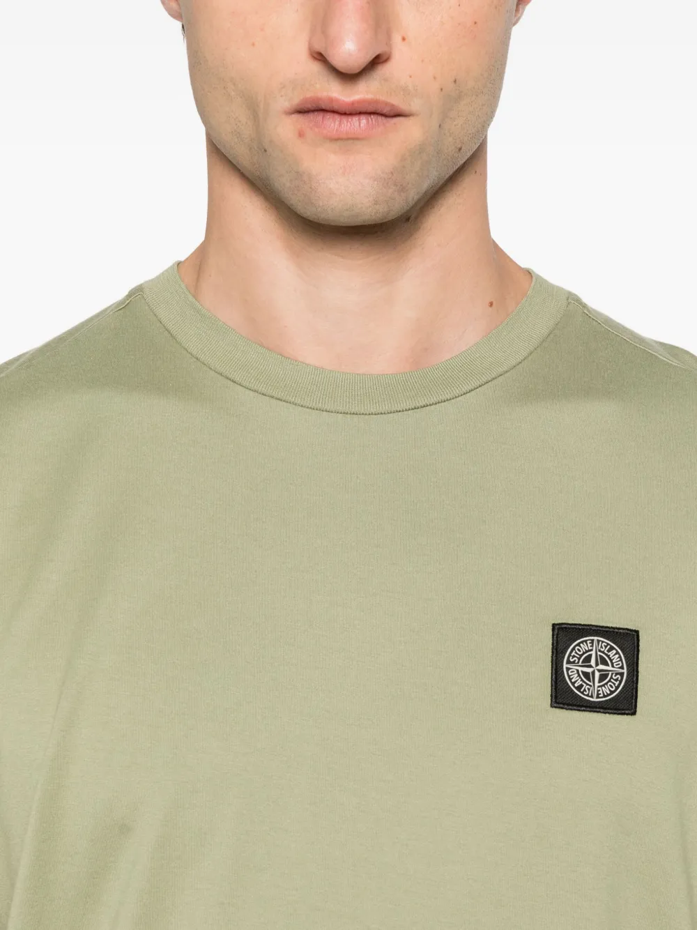 Stone Island Compass-patch T-shirt Groen