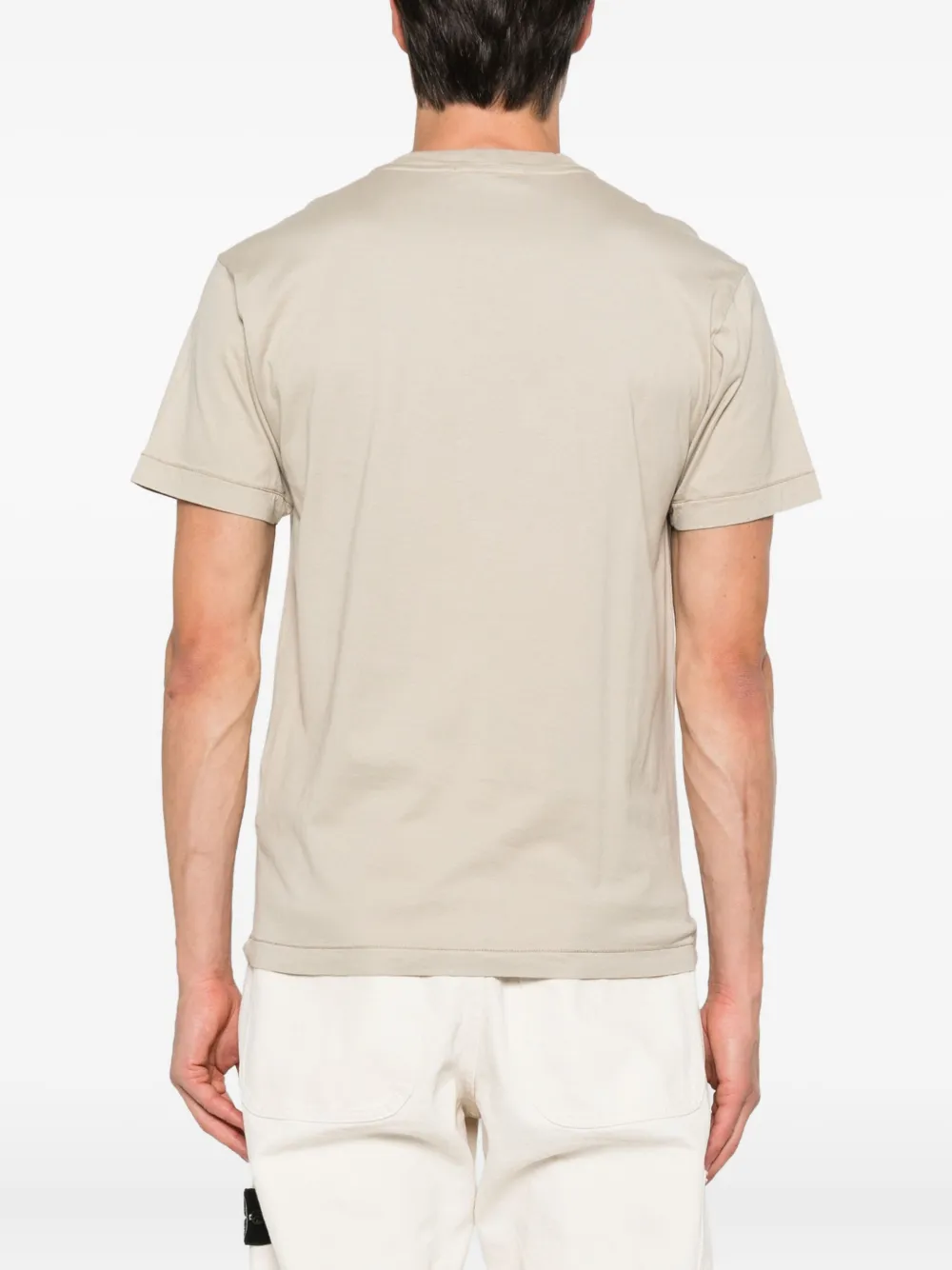 Stone Island Compass-patch T-shirt Beige