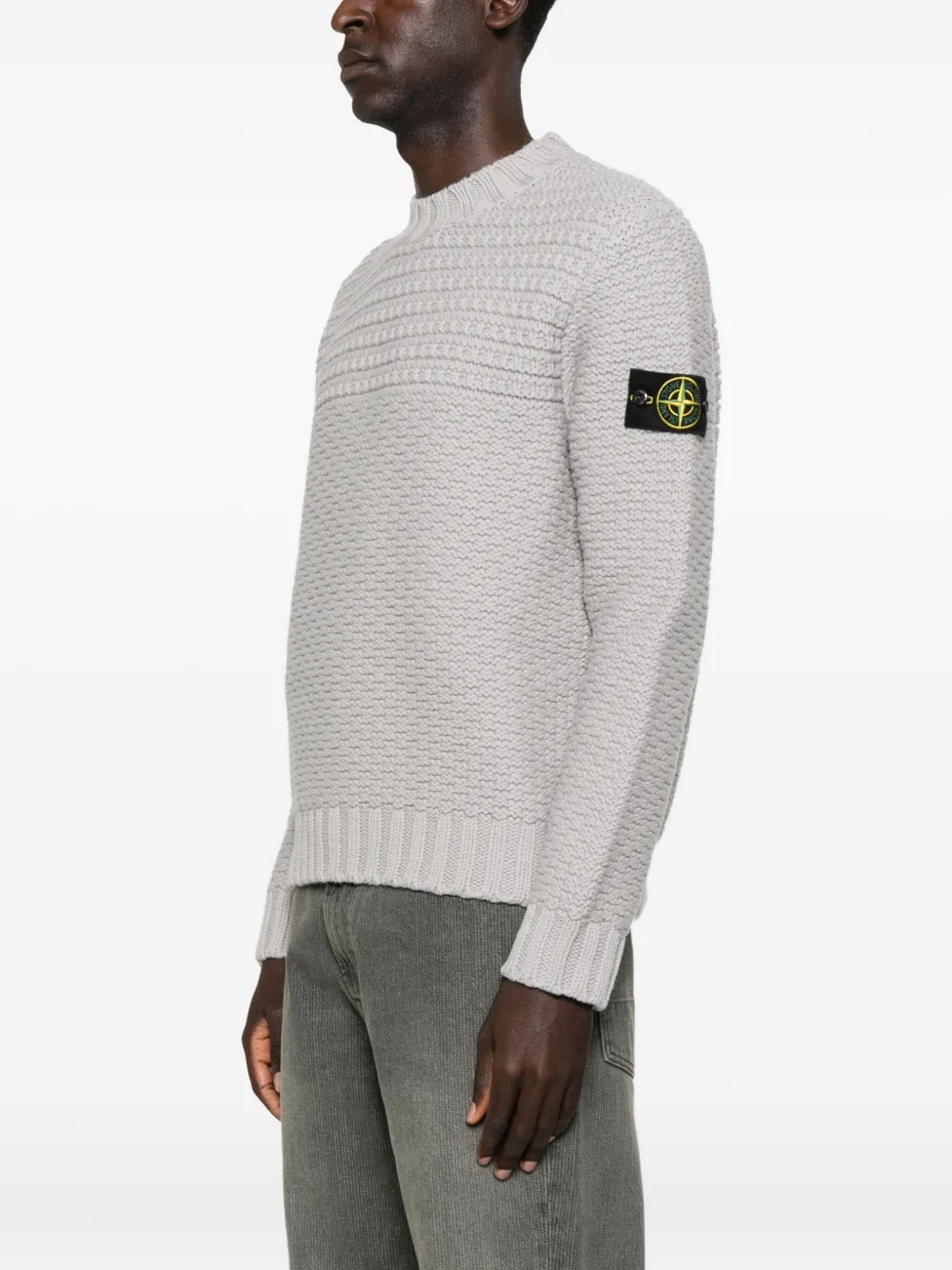 Stone Island 5100054 Pure Wool In Gray