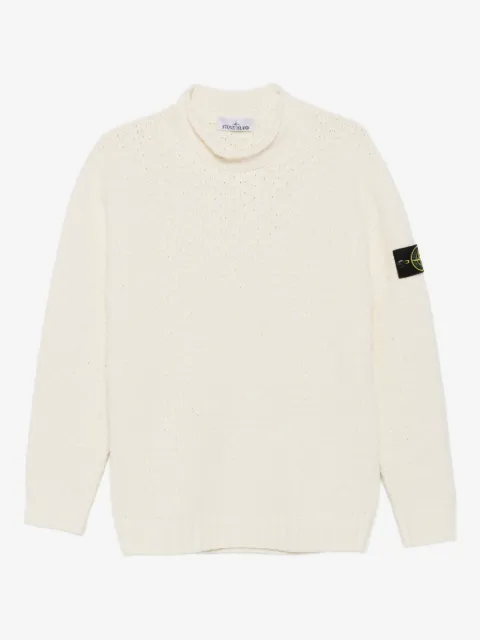Stone Island suéter con distintivo Compass
