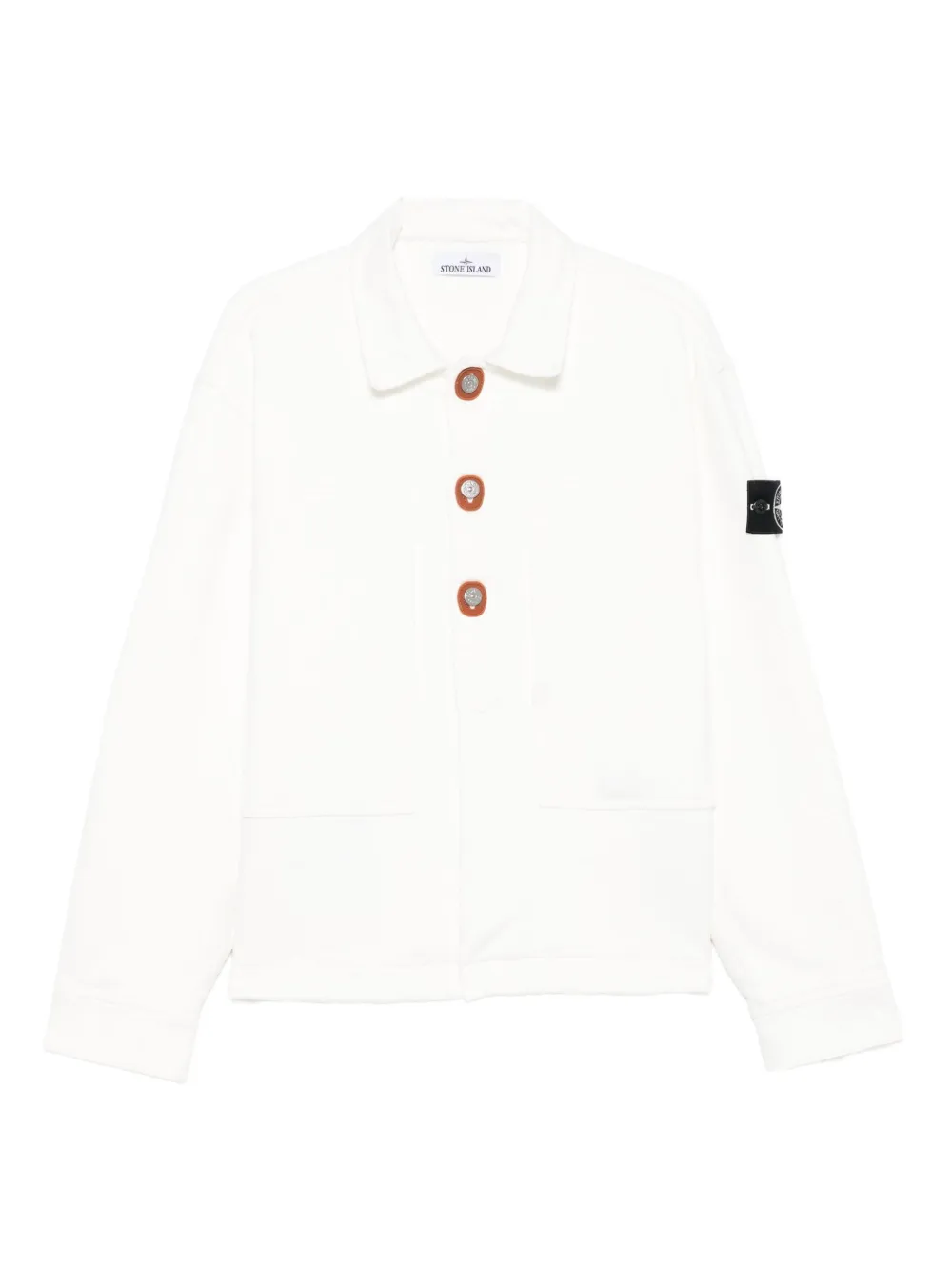 Stone Island Compass-badge jacket Beige