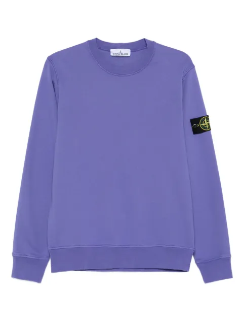 Stone Island badge cotton sweatshirt