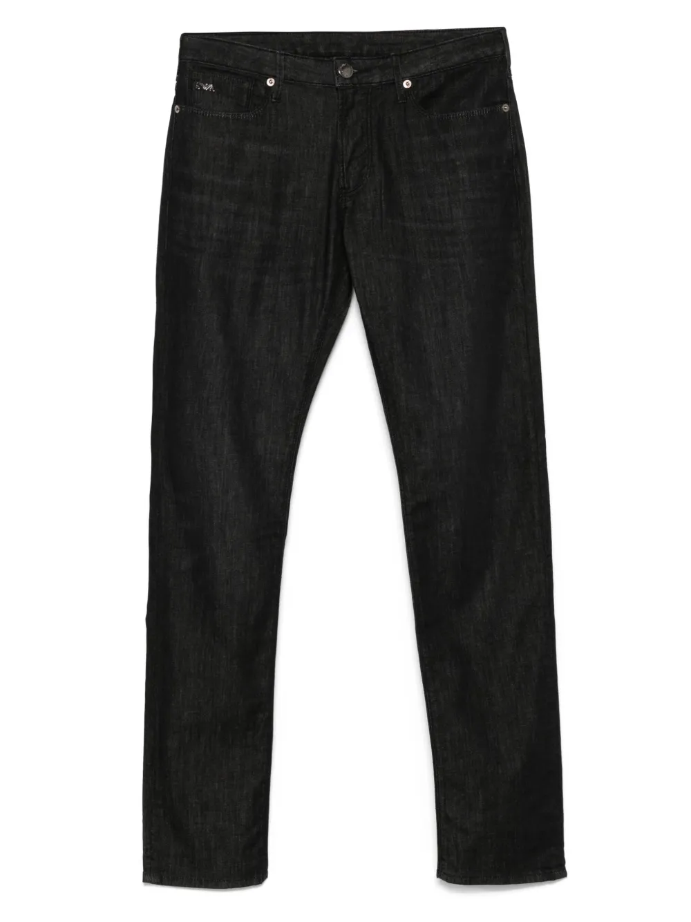 Emporio Armani Jeans met logopatch Zwart