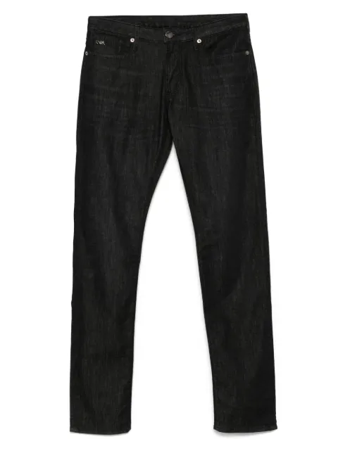 Emporio Armani logo-patch jeans