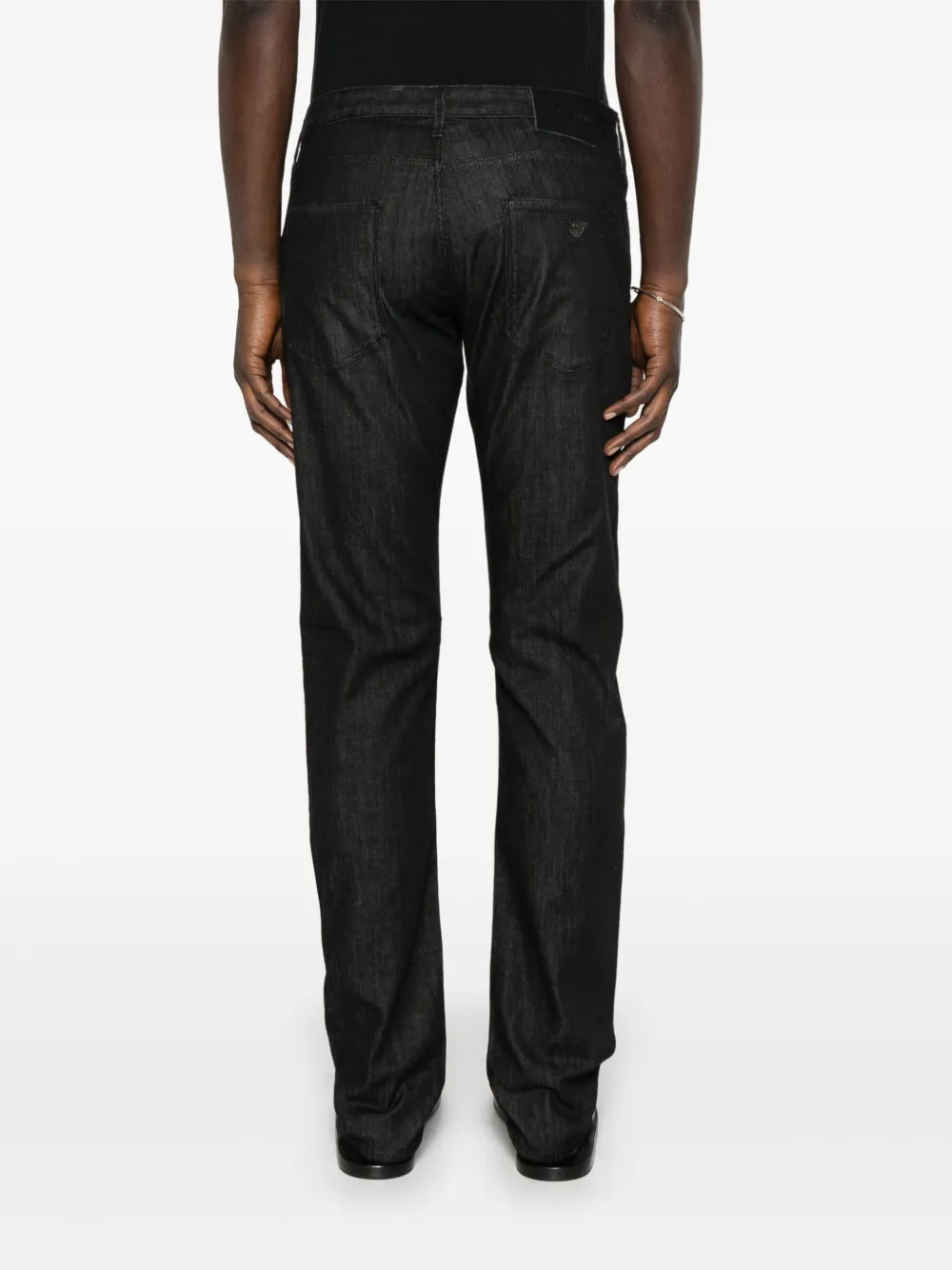 Emporio Armani Jeans met logopatch Zwart