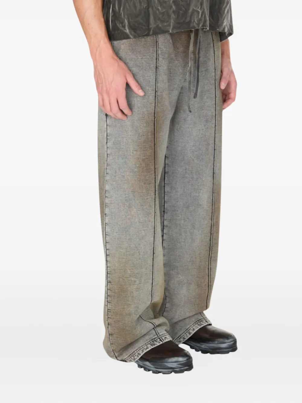 GUESS USA Broek met trekkoord Grijs