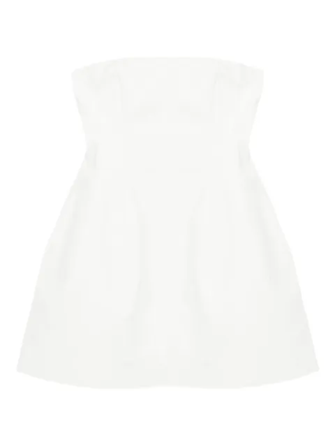 Simkhai vestido corto con diseño strapless