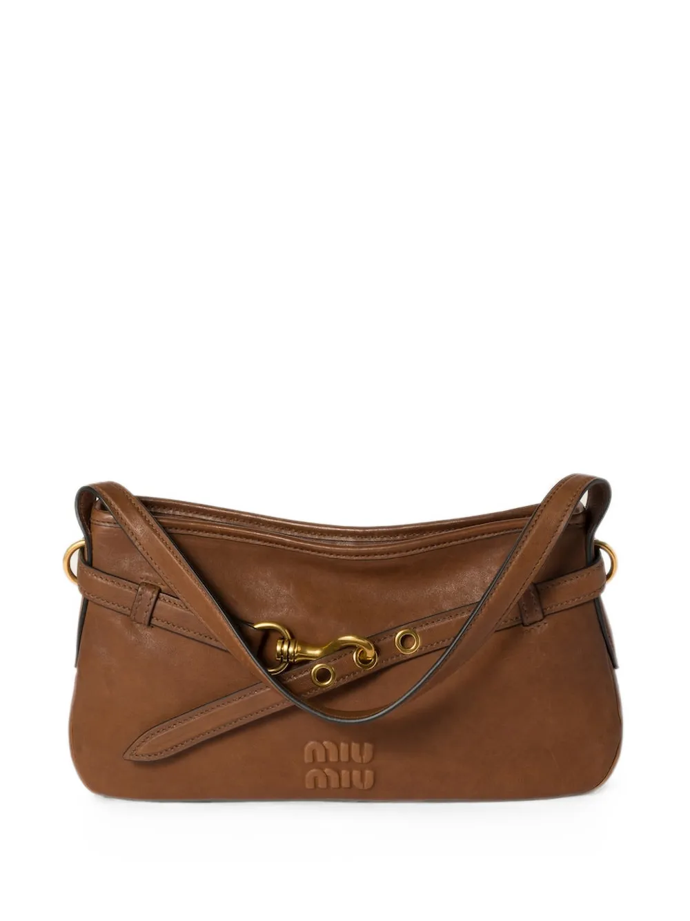 Miu Miu Borsa a spalla Aventure - Marrone
