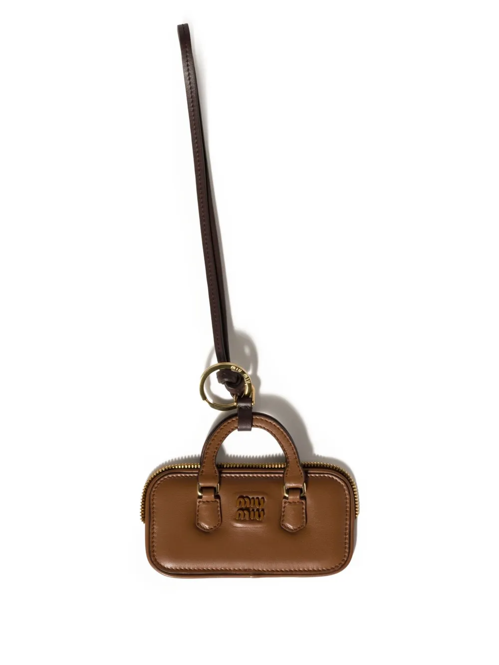 Miu Miu Arcadie keyring | Brown | Image 1