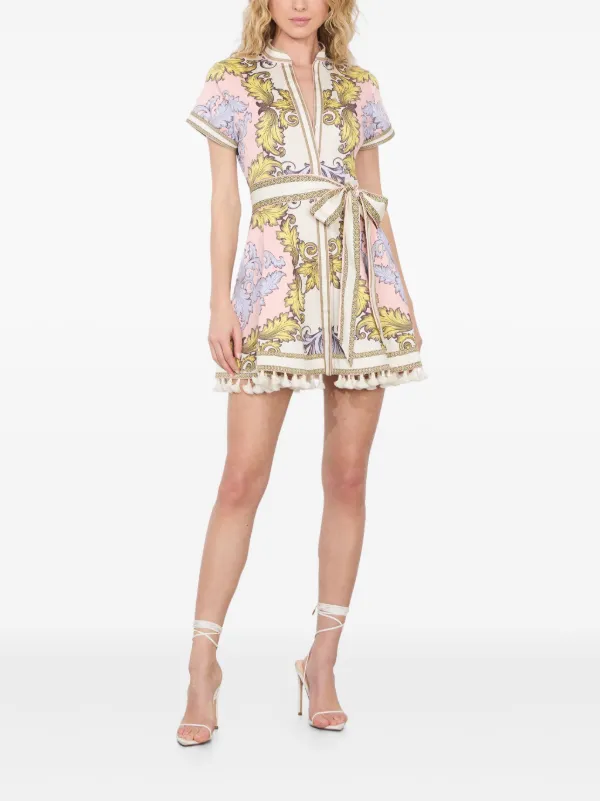 【関税送料込み】Alice+Olivia アリスオリビア Mini Dress A line Designer Mini Dresses | A-line, Denim, Floral | Alice