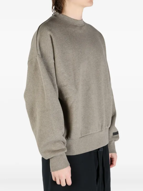 FEAR OF GOD ESSENTIALS ribbed-cuffs Sweatshirt | Neutrals