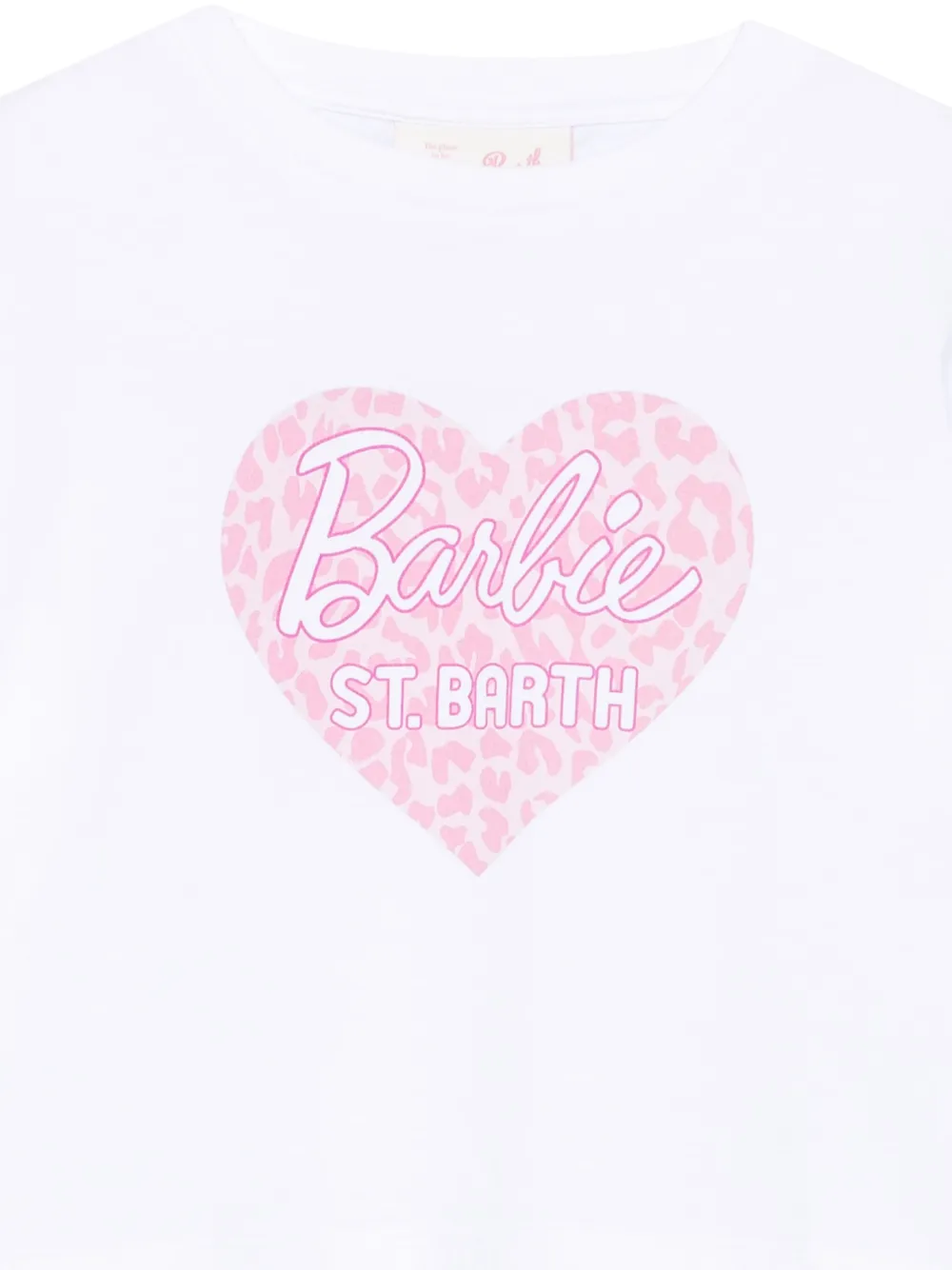 MC2 Saint Barth Kids x Barbie T-shirt met print Wit