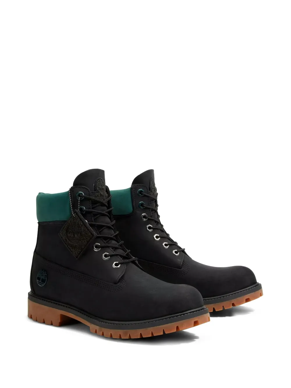 Timberland Premium 6-Inch "Black Green" boots