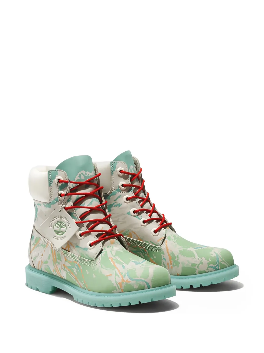 Timberland Ski School 6 inch " Blue Green Nubuck" boots