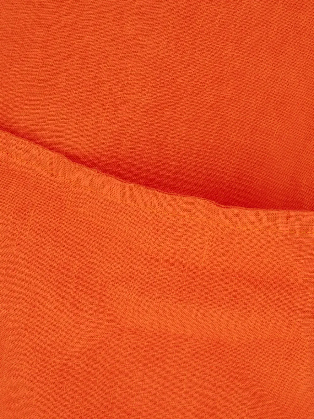 Malo Linnen blousejurk Oranje