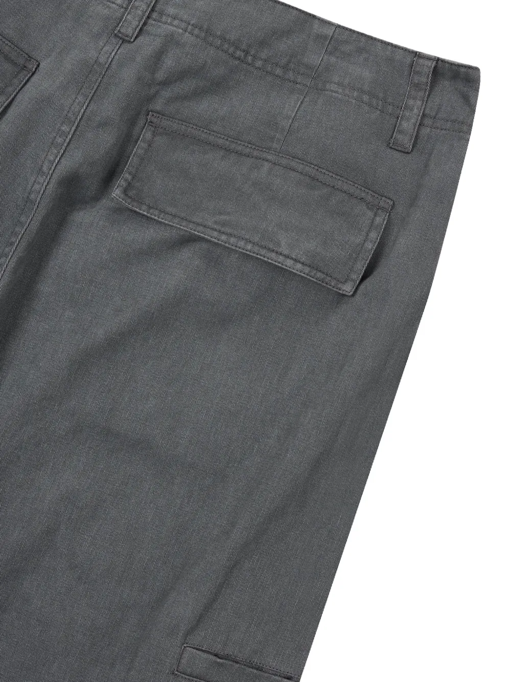 STUDIO TOMBOY Broek met wijde pijpen en cargo zak Grijs