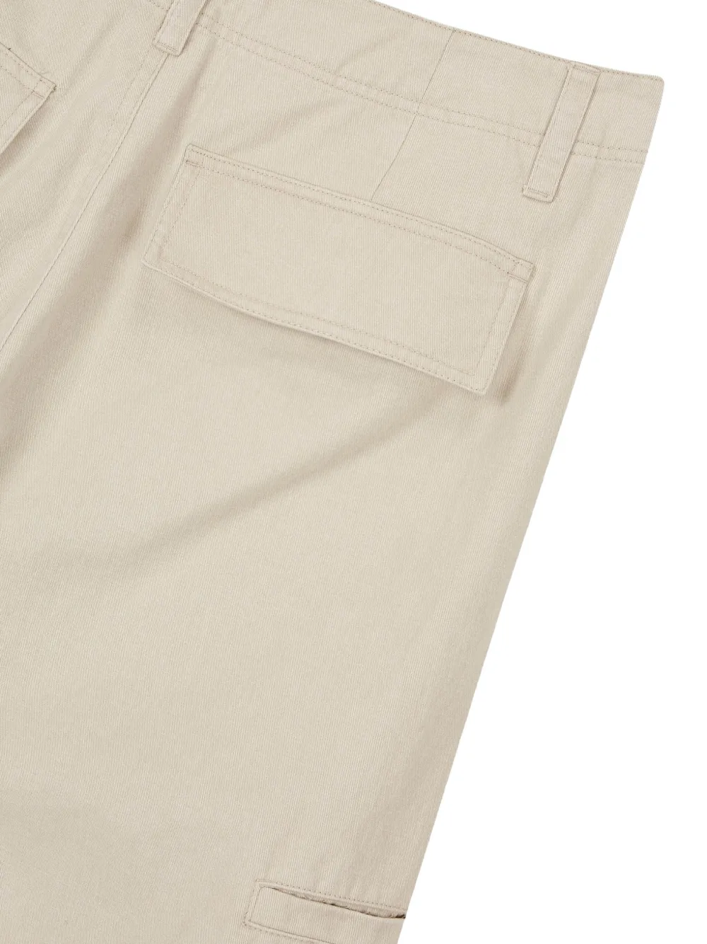 STUDIO TOMBOY Cargo broek met wijde pijpen Beige