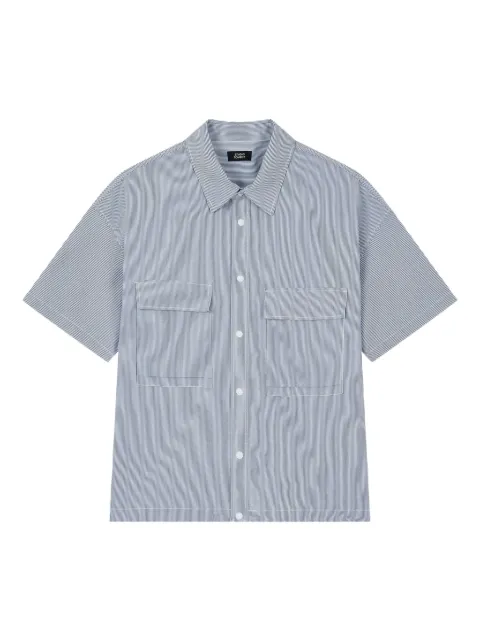 STUDIO TOMBOY striped short-sleeved shirt