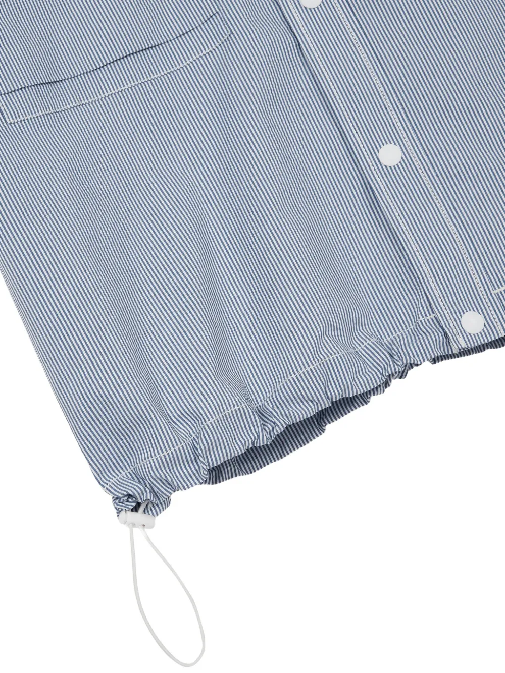 STUDIO TOMBOY Gestreepte overhemd met korte mouwen Blauw