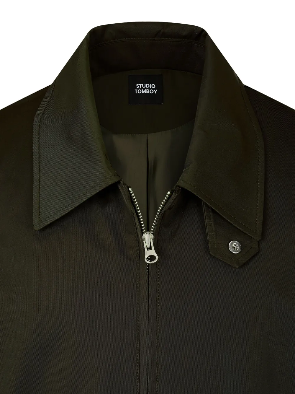 STUDIO TOMBOY Jack met capuchon Groen
