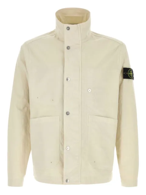 Stone Island chamarra utility con cierre