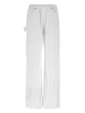 Nude lyocell cargo trousers - White