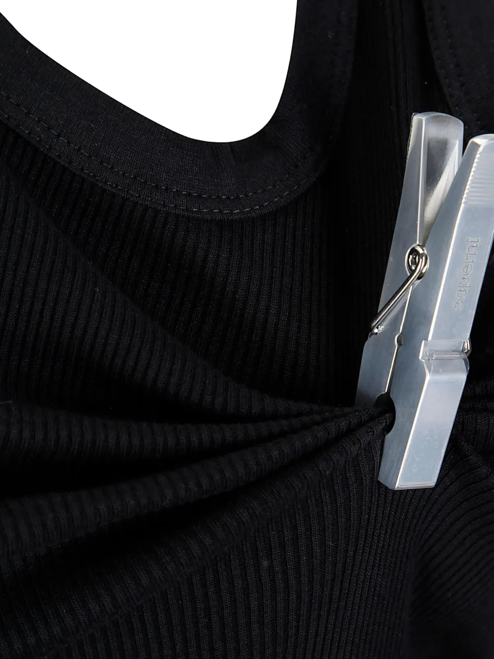 Coperni Washing Clip mini-jurk Zwart
