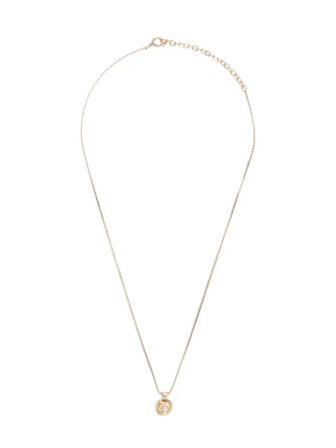 Christian Dior Pre-Owned collar con dije de letras Dior 1990-2010