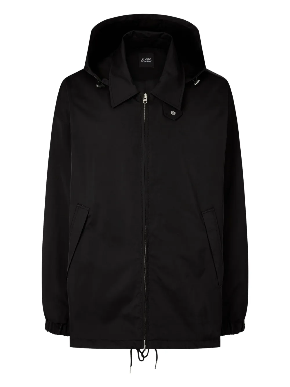 STUDIO TOMBOY hooded utility jacket | Black | Image 1