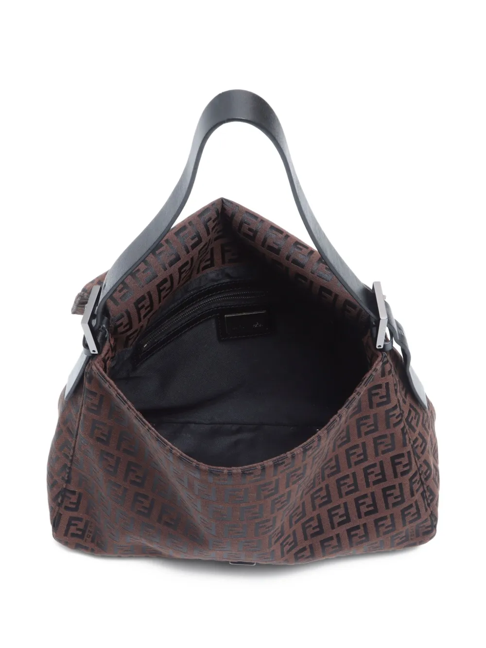 Pre-owned Fendi 1990-20103's Mamma Baguette Shoulder Bag In Brown